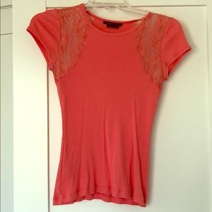 BCBG Ribbed T-shirt